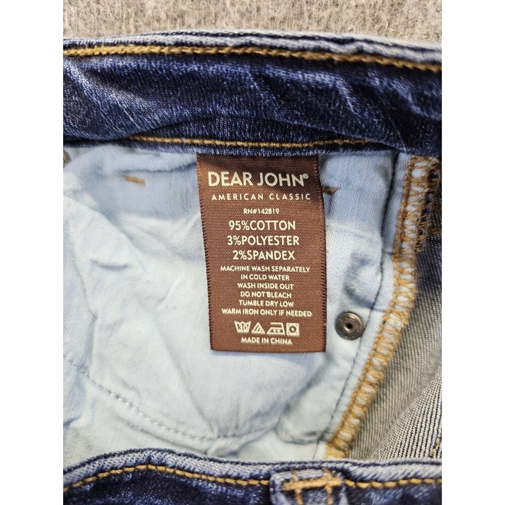 Dear John Gisele High Waisted Skinny Jeans Women's Size 25 Dark Wash Denim - Picture 7 of 11